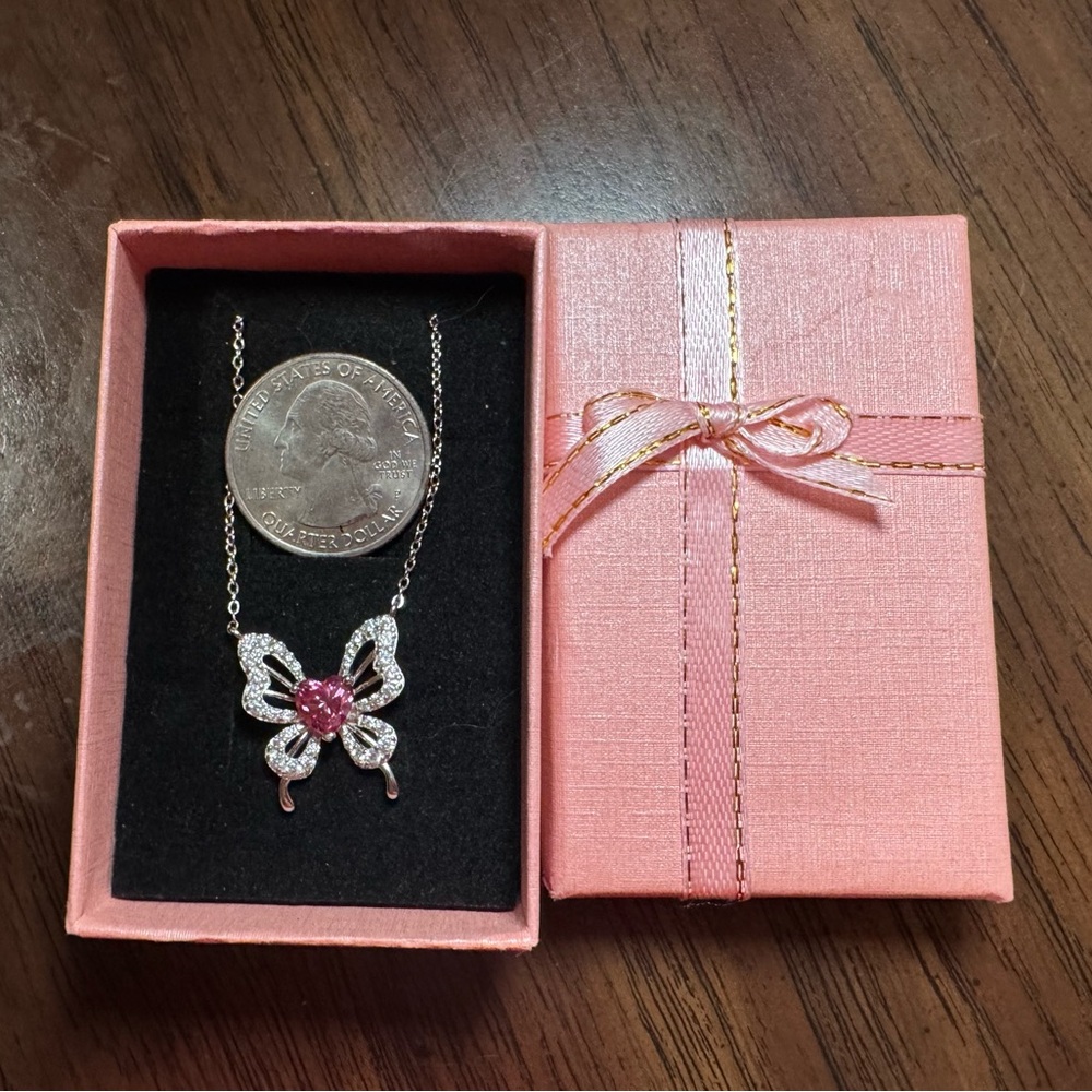 Elegant Butterfly Pendant Necklace